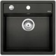 Fregadero sobre encimera BLANCO DALAGO 5 ANTRACITAV/A. 518521. Una cubeta, Antracita. Para mueble de 60 cm